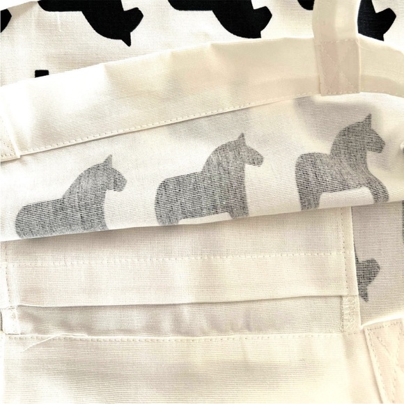 ♥️IKEA HASTHAGE Collection Christmas Holiday Cotton Shopping Grocery Tote Bag♥️ - Picture 4 of 6